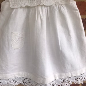 Vintage 80s Linen Toddler dress,linen,Toddler dress, 80s, vintage, vintage dress, linen dress image 7