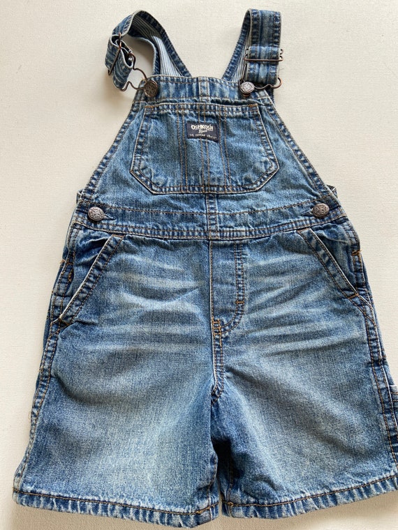 Oshkosh denim shortalls, Oshkosh, denim shortalls… - image 1