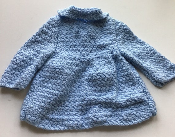 Vintage Hand knit sweater,Handmade sweater,toddle… - image 5