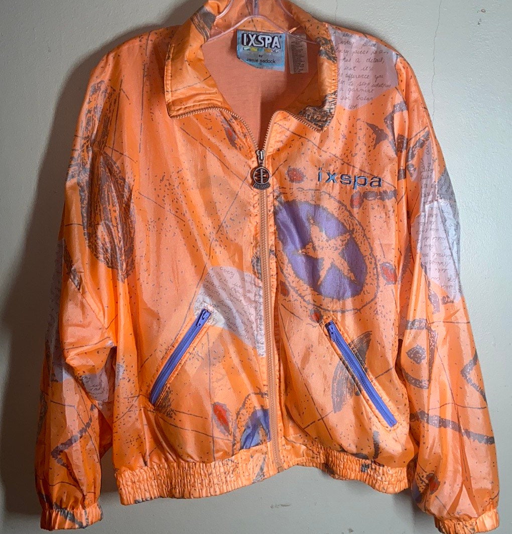 Vintage 80s Windbreaker, 80s, Eighties, Vintage,ixspa Jacket, Disco, Windbreaker,lightweight Jacket,womans Jacket - Etsy Vintage 80s Windbreaker, 80s, Eighties, Vintage,ixspa Jacket, Disco, Windbreaker,lightweight Jacket,womans Jacket - Etsy