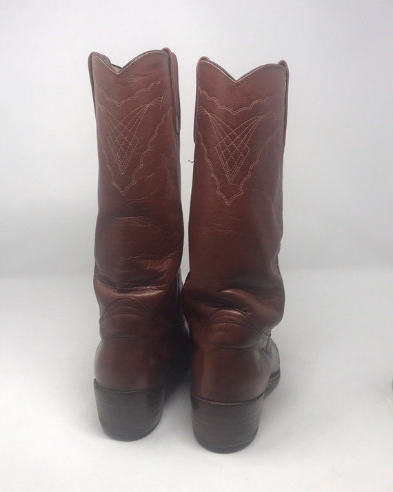 Frye boot 8D brown leather cowboy boot - image 3