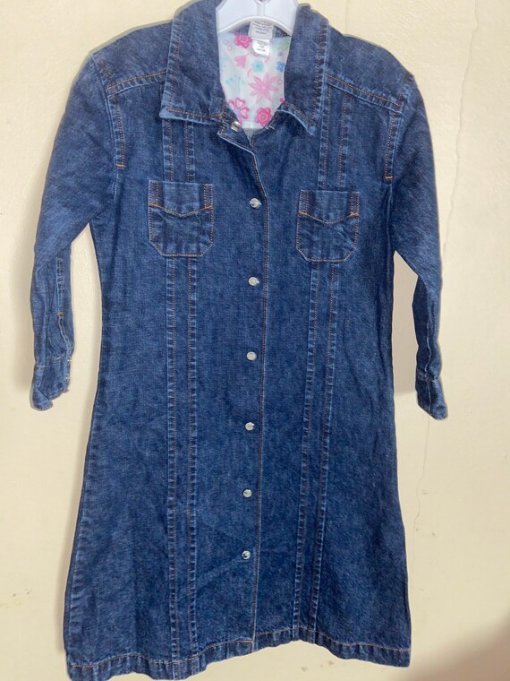 Gap denim dress,girls dress, vintage, vintage dres