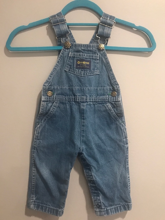 Oshkosh vestbak 6 month jean bib overalls