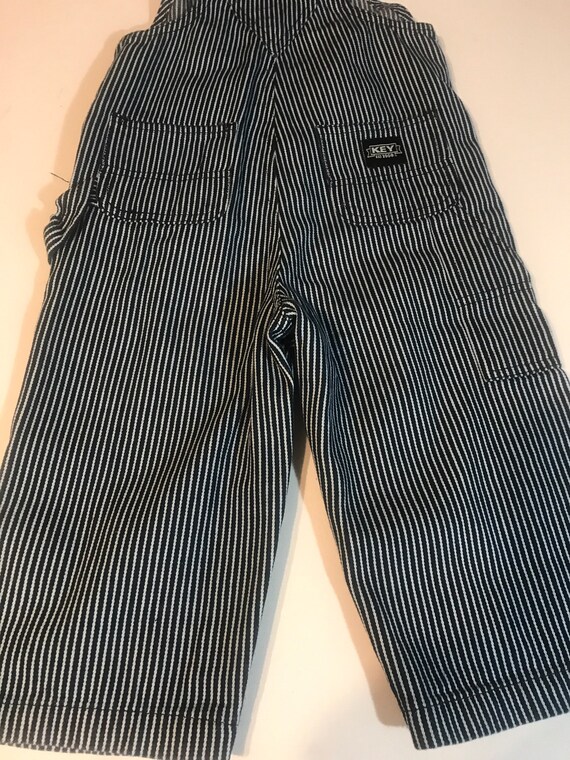 Conductor Overalls,Key Toddler Overalls,Striped overa… Gem