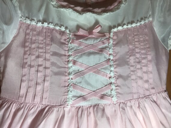 Vintage Dirndl Style Toddler Dress, vintage dress… - image 4