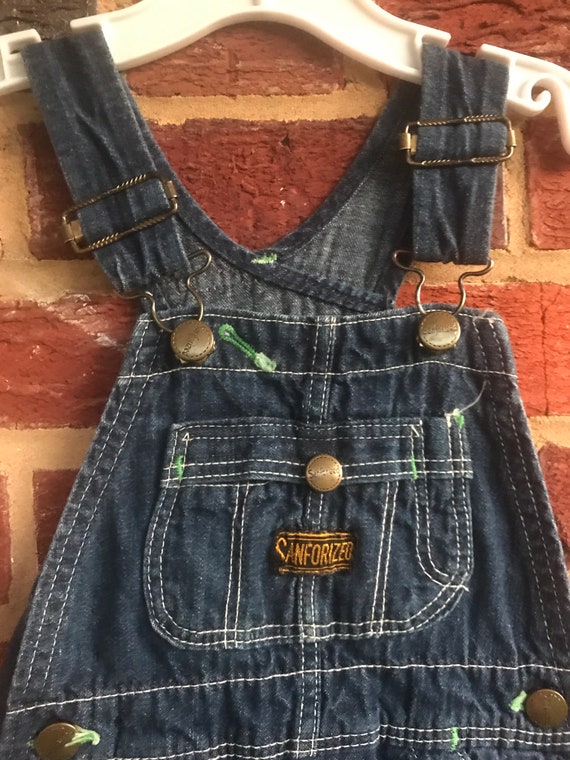 Vintage Denim Sanforized 70s Overalls,Vintage den… - image 3