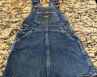 Oshkosh Denim Jumper,Oshkosh, toddler girl,girls Oshkosh,toddler, Oshkosh jean dress,Oshkosh Jean Jumper,toddler denim,denim jumper,toddler