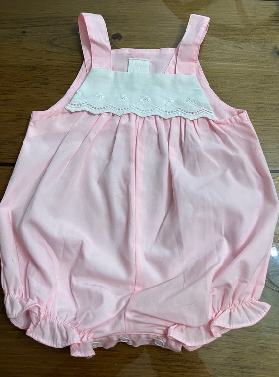 Vintage Infant Sunsuit,baby girl, infant girl,summ