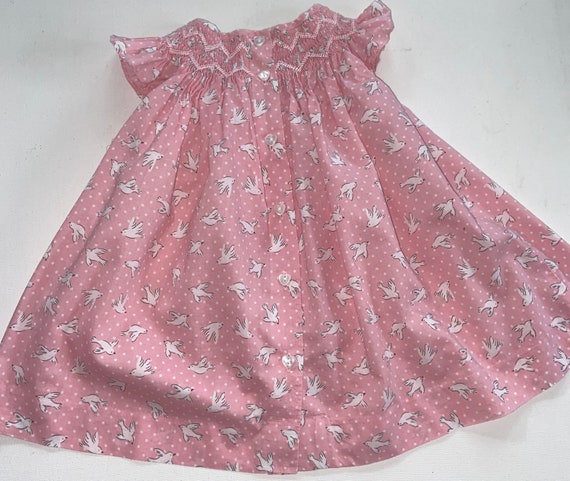 Vintage Infant Smocked Dress,smocked dress,smocki… - image 7