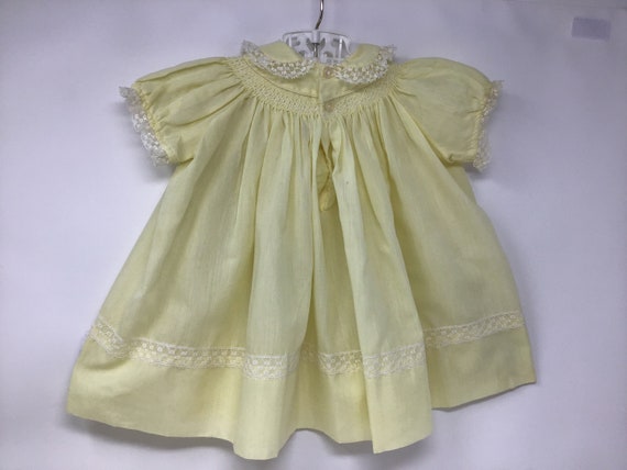 Vintage 60s Infant dress, vintage dress,infant dr… - image 2