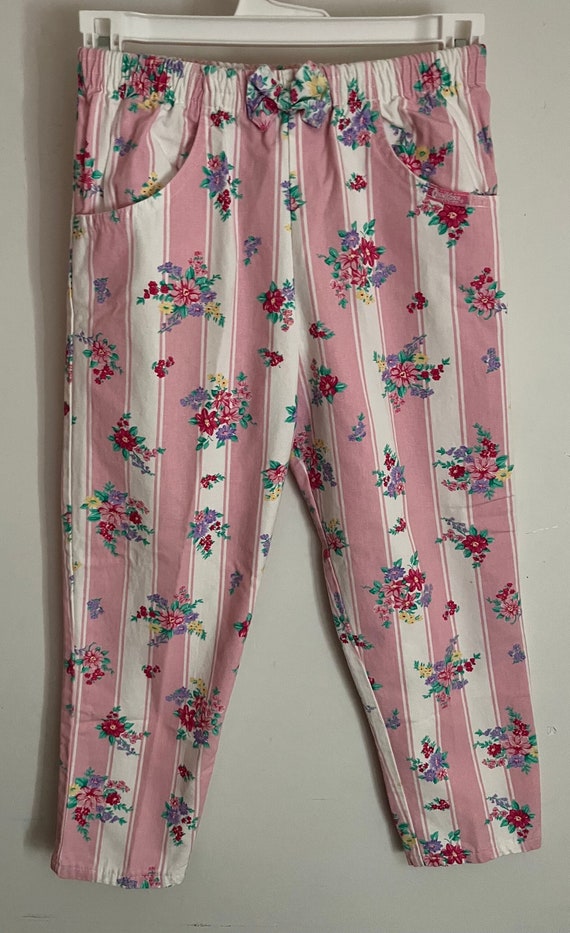 Vintage Oshkosh Girls Pants girls, floral pants,vi