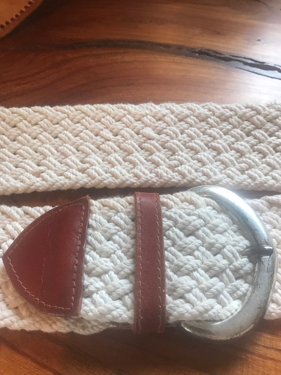 Vintage Macrame Belt,belt, vintage,vintage belt,T… - image 5