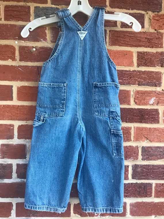 Oshkosh Jean Denim 24 month sz 2 Overalls,Oshkosh… - image 4