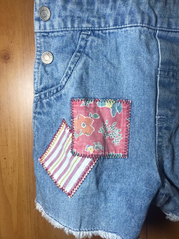 Denim shortalls,infant denim,infant shortalls,bab… - image 3