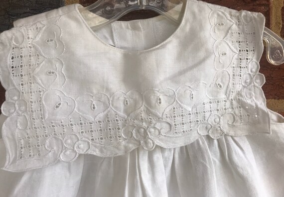 Vintage 80s Linen Toddler dress,linen,Toddler dre… - image 2