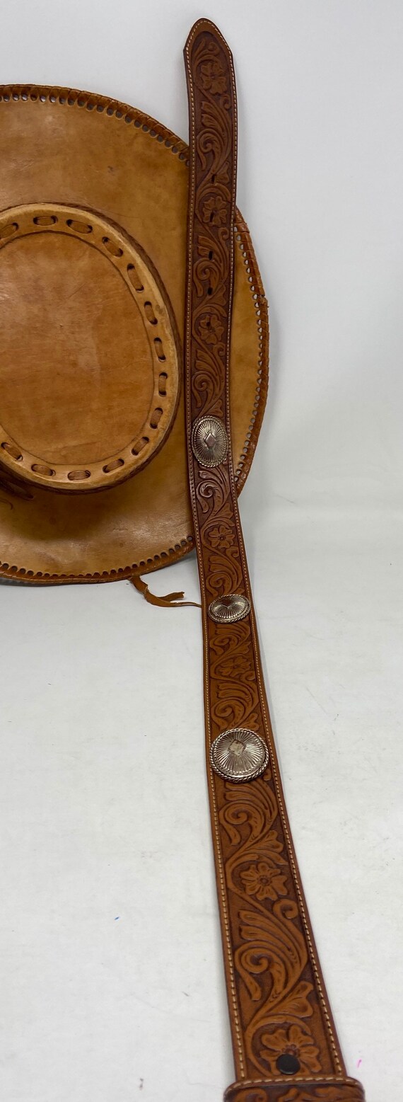Vintage Leather Belt,leather belt, vintage belt,J… - image 10