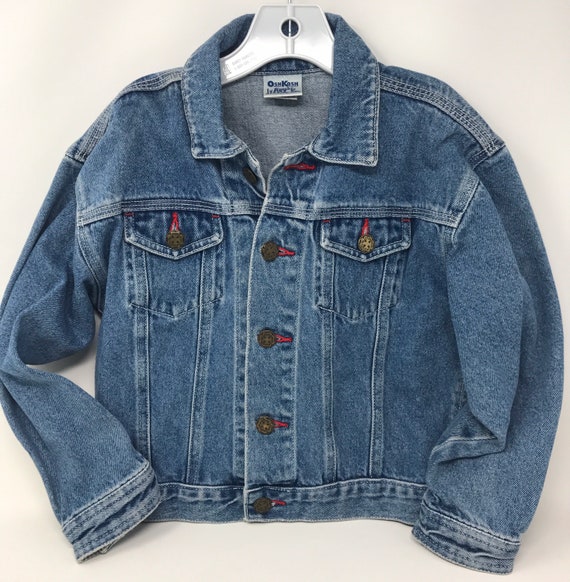 Vintage Oshkosh Denim Jean Jacket, Vintage,vintage Denim,vintage 