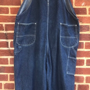 Denim Overalls, jeans, overalls, denim, farmer overalls, Roebucks Denim Overalls,Vintage denim,Bib overalls image 2