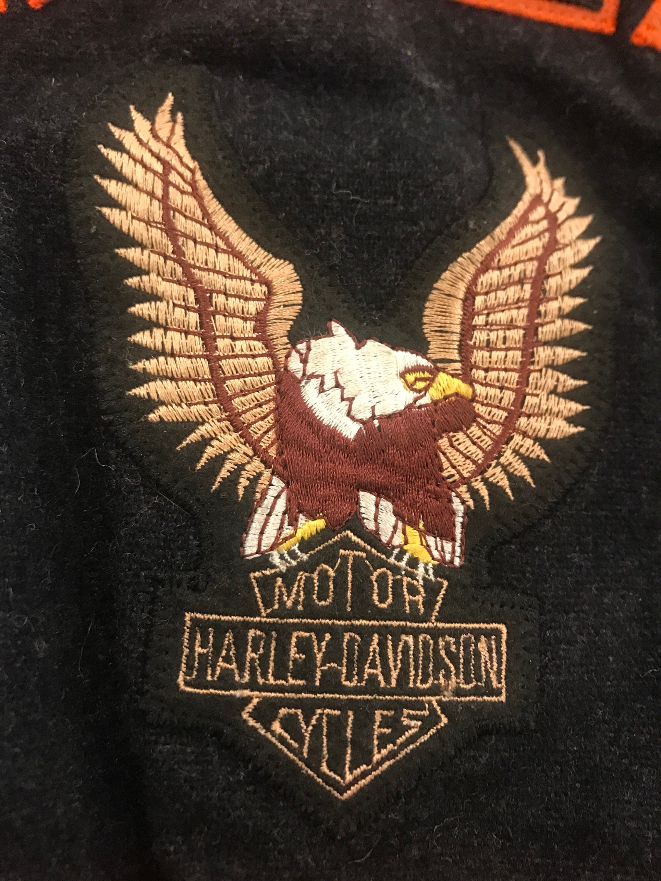 Harley Davidson vintage kids z 5/6 bomber /Varsity/motorcycle | Etsy