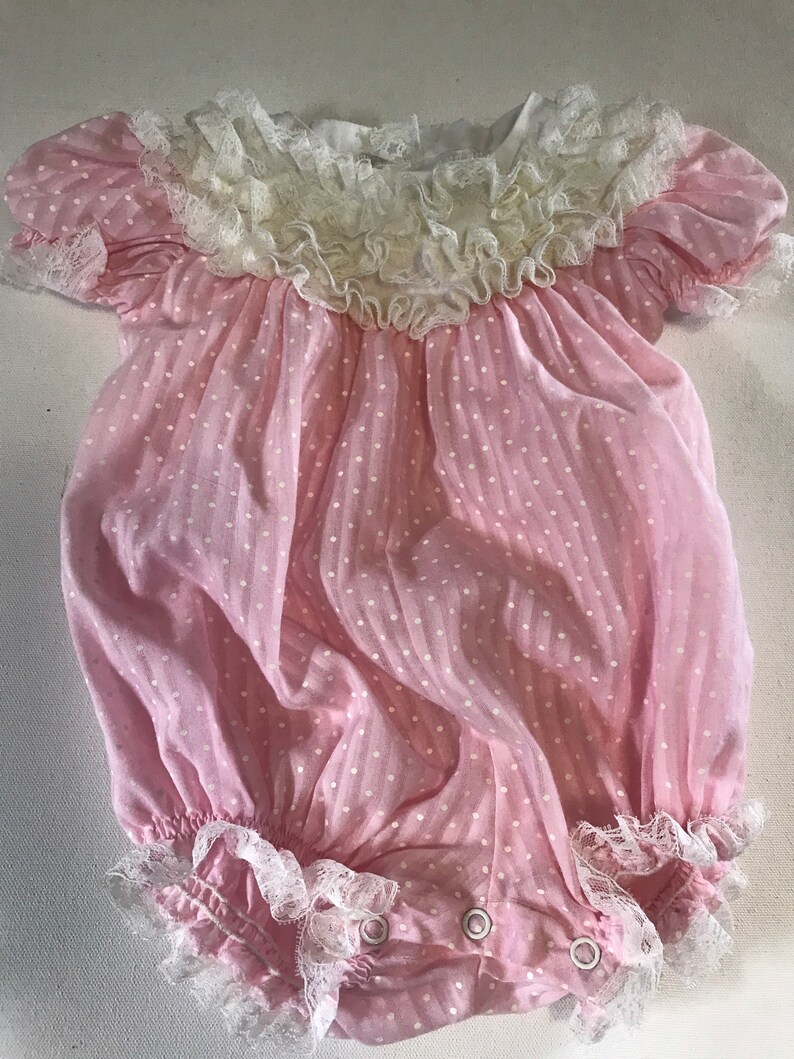 Vintage Baby Bubble,vintage,vintage infant,baby bubble,infant girl, baby girl, girl layette,vintage Bryan,Bryan baby girl,Bryan image 3