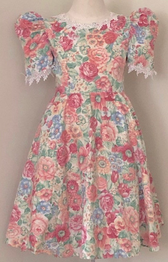 Vintage girls dress, girls dress, vintage dress, m