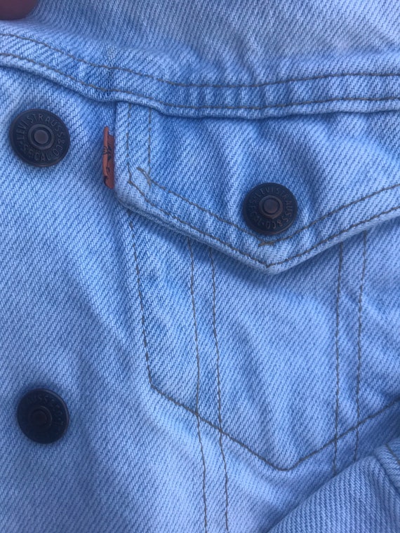 Vintage Levis Orange Tab jean jacket, Levi’s truc… - image 2