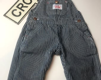 Vintage Round House overalls, Roundhouse overalls,made in USA, infant overalls,Vintage,vintage overalls,Infant overalls,conductor overalls