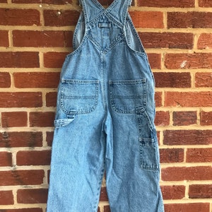 Vintage Denim Jean kids Gap sz S4 overalls,Gap,Gap denim,denim overalls,kids overalls,overalls,jeans,Gap overalls image 4