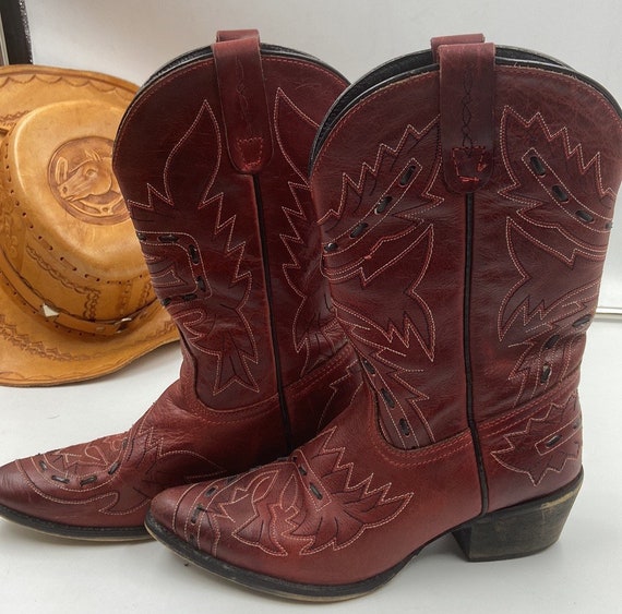 Dan Post kids cowboy boots,cowboy boots,youth siz… - image 1