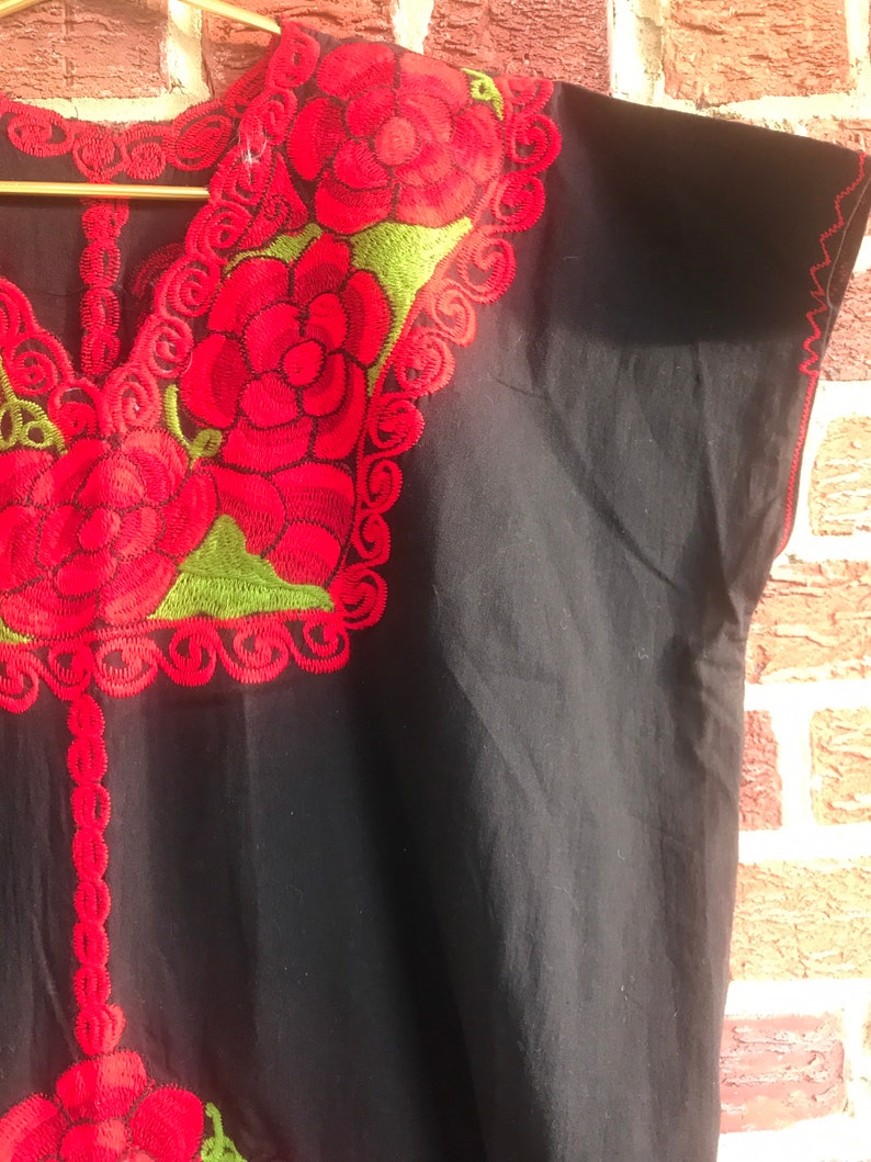 Oaxacan, vintage oxacan,vintage,dress,embroidered,embroidered dress,embroidered oxacan,hippie,hipster,ethnic, image 6