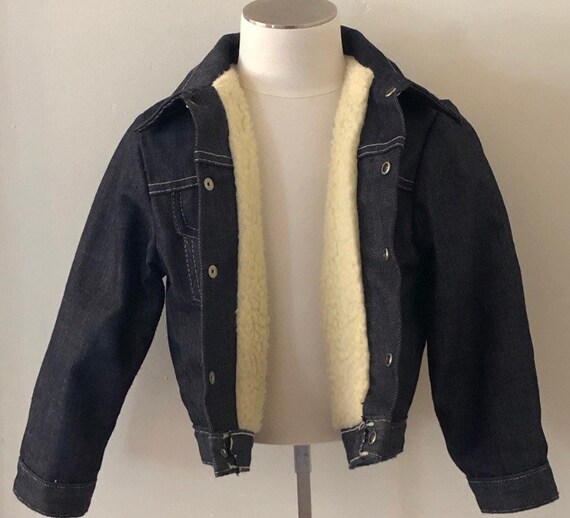 Black jean jacket for kids hot sale