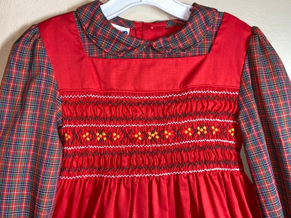 Vintage Polly Flinders Dress,girls dress,smocked … - image 4