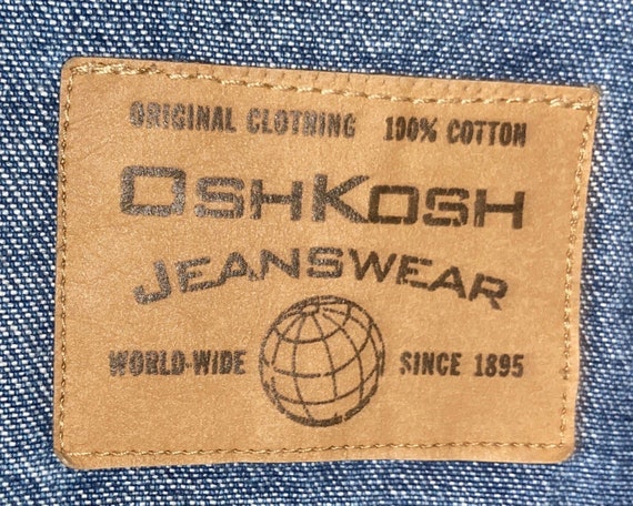 Vintage Oshkosh denim Jean jacket, vintage,vintag… - image 5