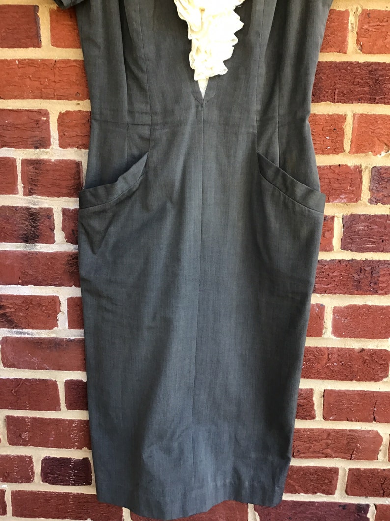 40s Vintage dress,handmade dress,dress,vintage 50s 30s,midi dress