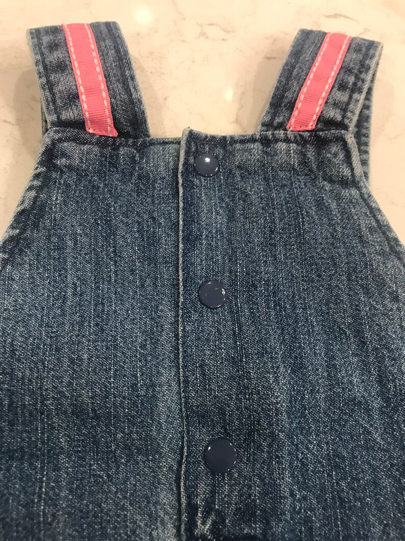 Vintage denim overalls,jean overalls,infant,baby girl,infant girl,denim overalls,overalls,jean overalls image 6