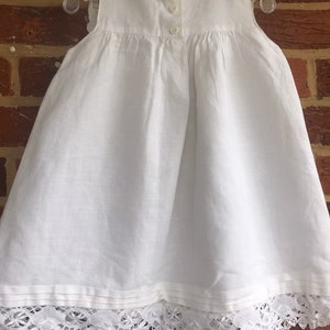 Vintage 80s Linen Toddler dress,linen,Toddler dress, 80s, vintage, vintage dress, linen dress image 4