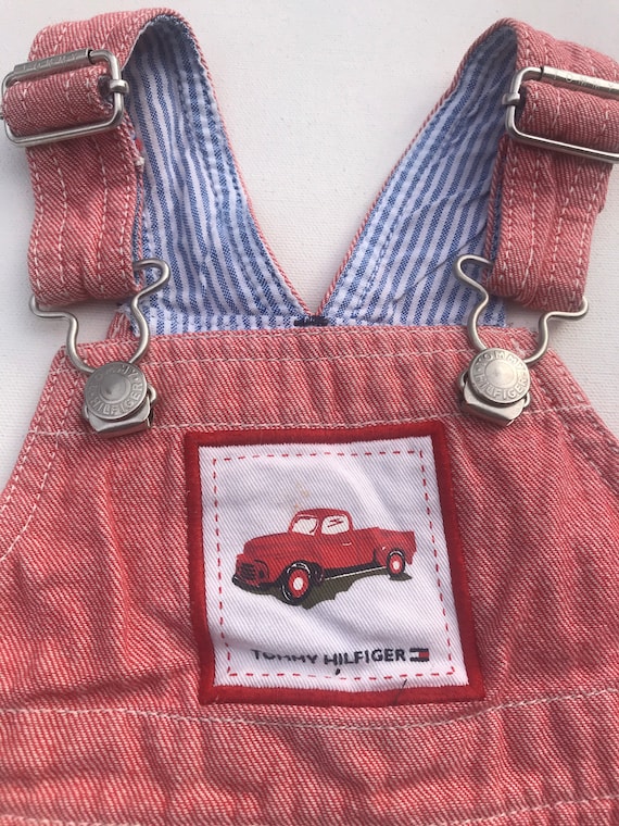 Vintage Tommy Hilfiger baby Infant Shortalls,Shor… - image 2