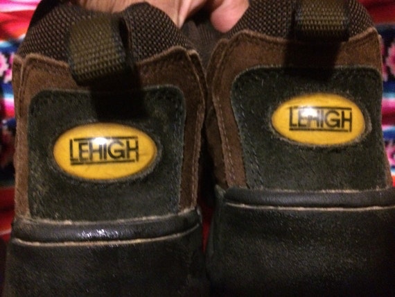 Lehigh vintage steel toe hiking/work boots/ suede… - image 4