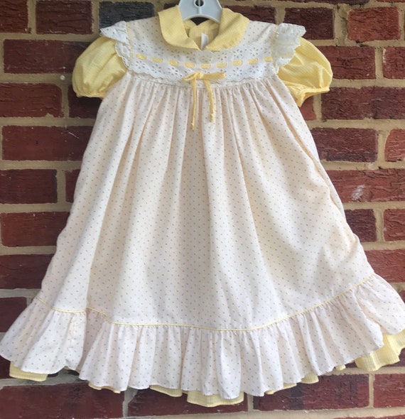 Vintage pinafore dress,vintage girls dress,vintage