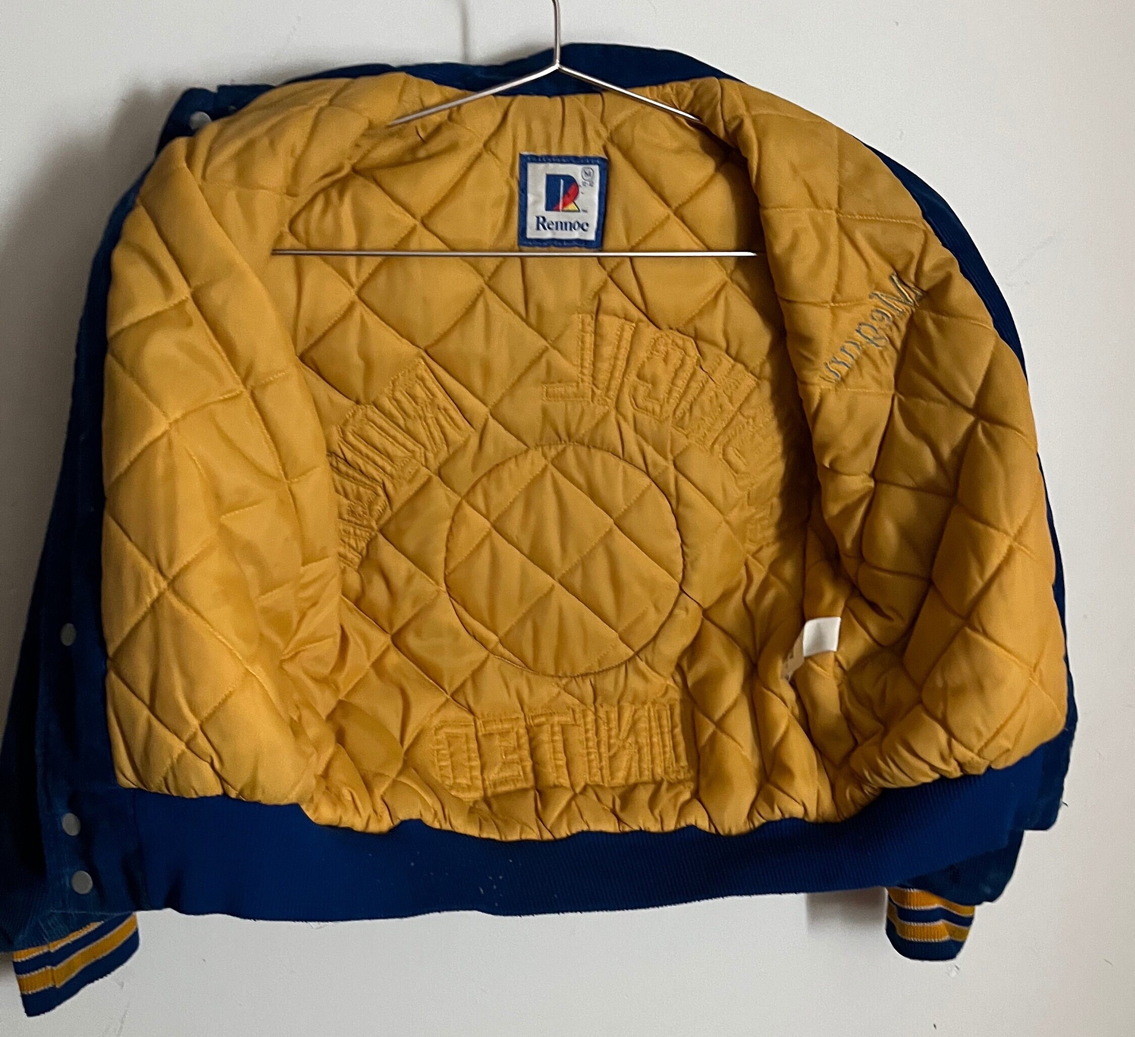 ジャケット・アウター 70-80s RENNOC STADIUM JUMPER Vintage Rennoc Jacker Vintage Rennoc Embroidery Logo Jackst