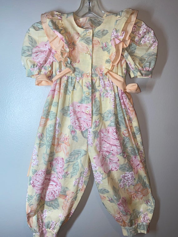 Girls jumpsuit,90s,nineties,Girls vintage romper,… - image 7