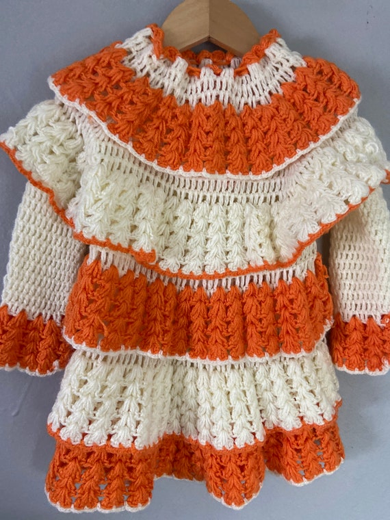 Grandmas handmade crochet dress,Baby girl,dress,c… - image 1