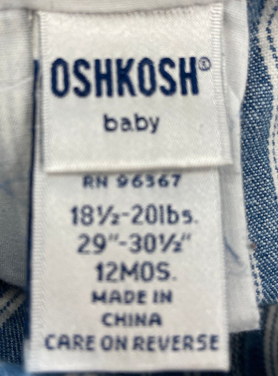 Oshkosh,Oshkosh overalls,Oshkosh shortalls,denim … - image 6