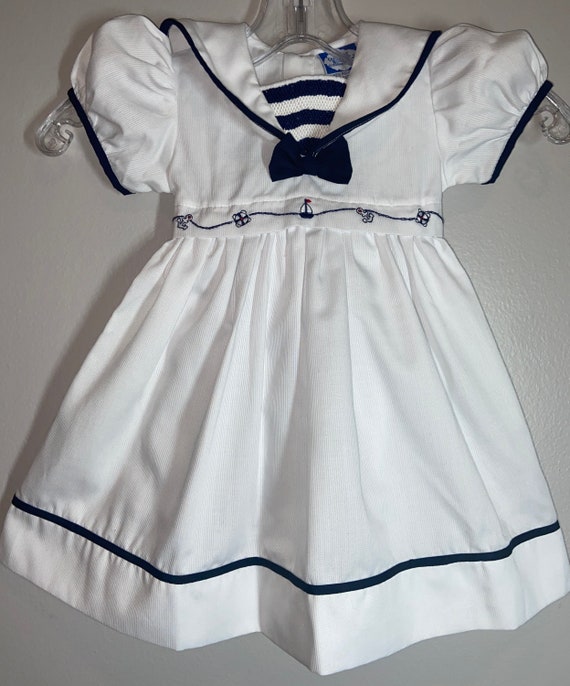 Sailor dress,dress,dress,baby girl, nautical todd… - image 1