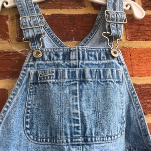 Vintage Denim Jean kids Gap sz S4 overalls,Gap,Gap denim,denim overalls,kids overalls,overalls,jeans,Gap overalls image 2