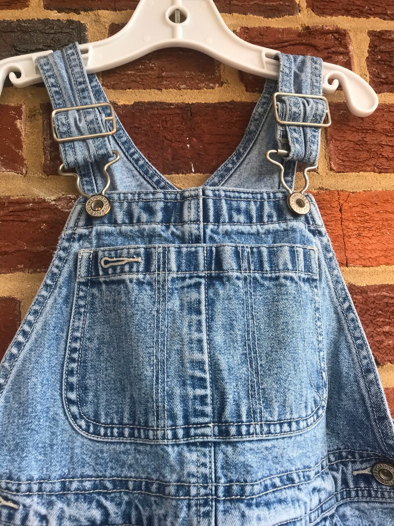 Vintage Denim Jean kids Gap sz S4 overalls,Gap,Gap denim,denim overalls,kids overalls,overalls,jeans,Gap overalls 画像 2