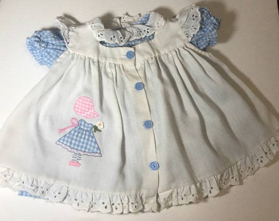 Vintage Apron Infant Dress,infant dress,baby dress