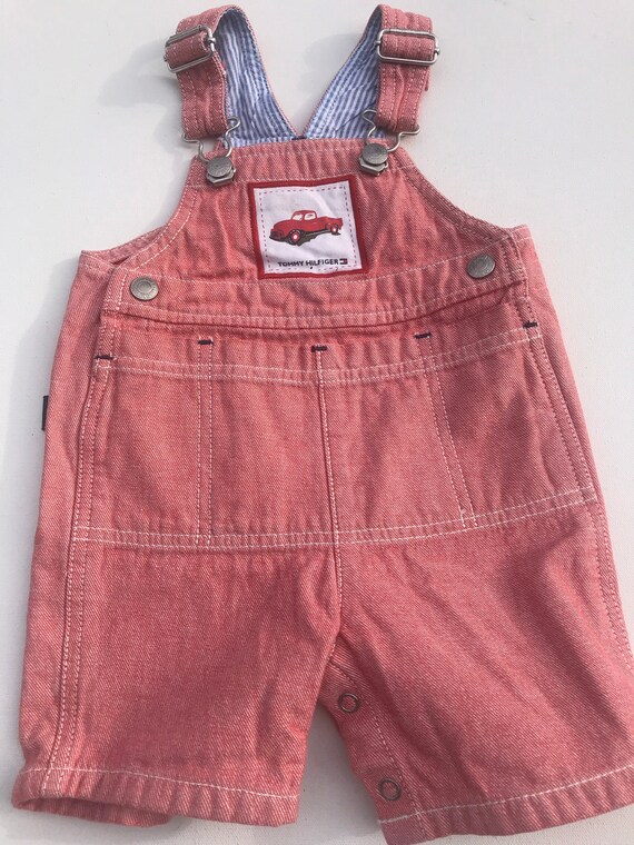 Vintage Tommy Hilfiger baby Infant Shortalls,Shor… - image 1