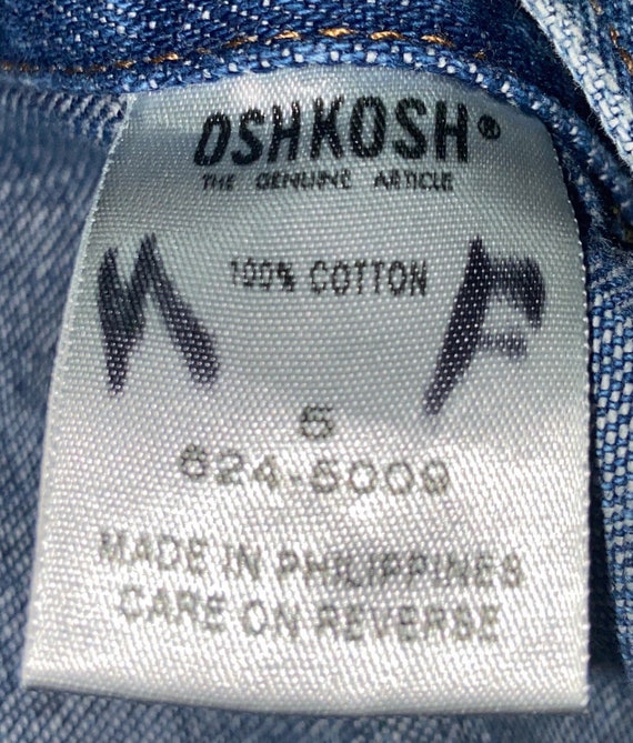 Vintage Oshkosh denim Jean jacket, vintage,vintag… - image 8