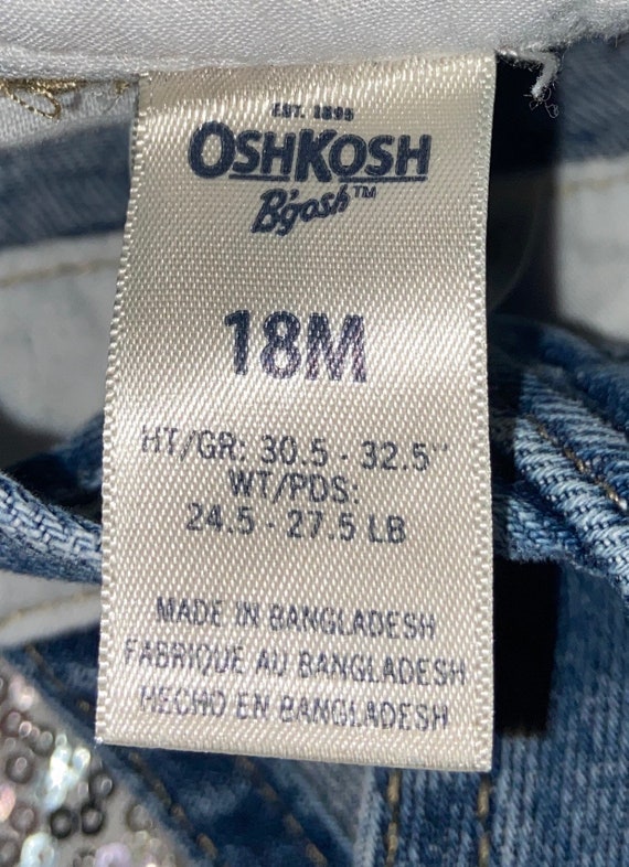 Oshkosh Denim Shortalls,Denim, Jean Shortalls,den… - image 6